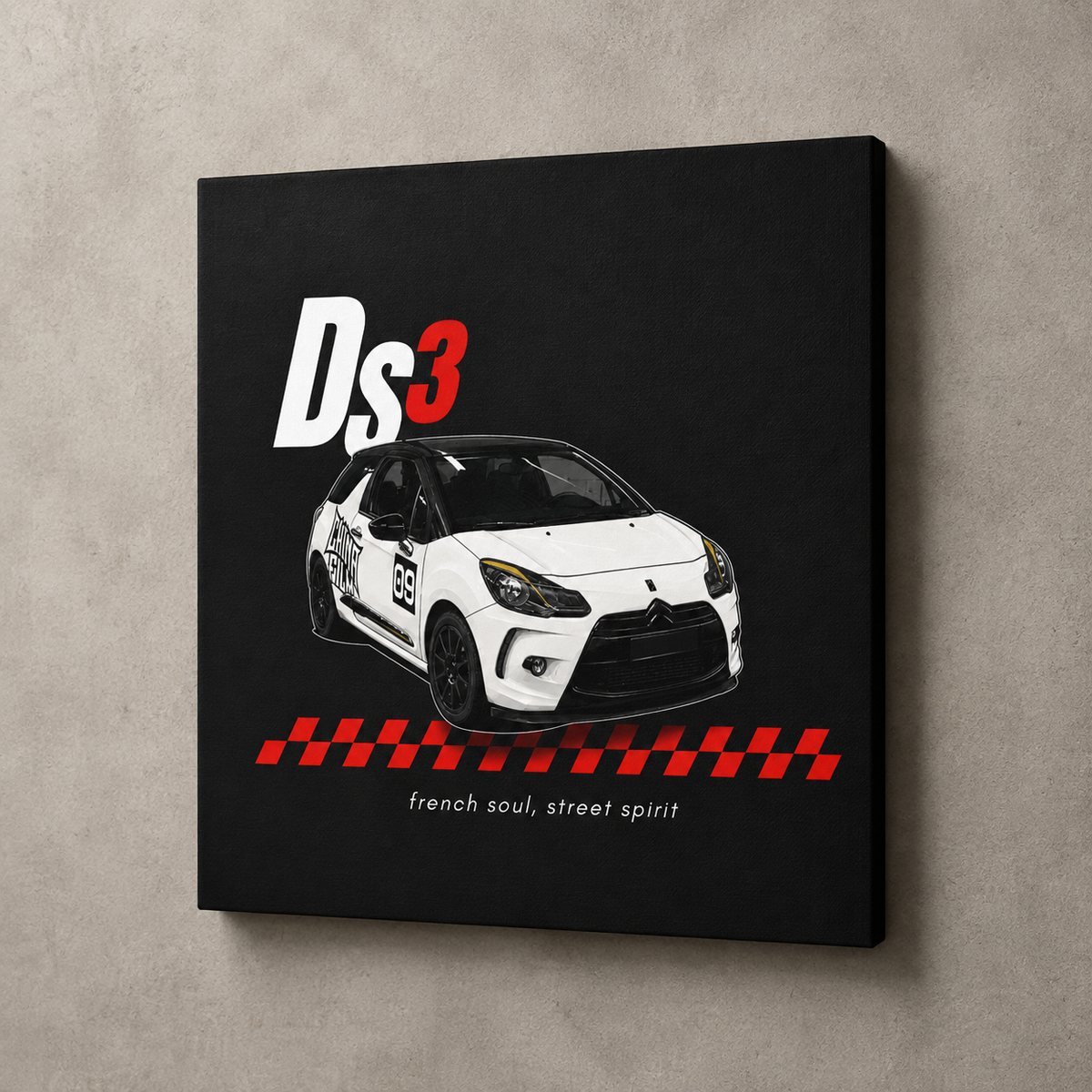 Quadro UNIKAR com arte automotiva